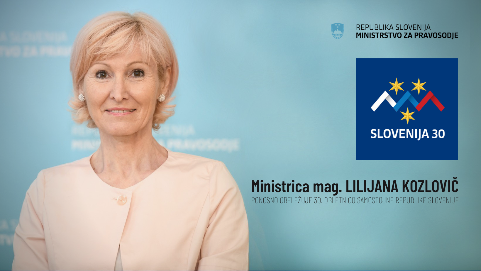 Celebrating 30 years of Slovenia's independence - Minister's post