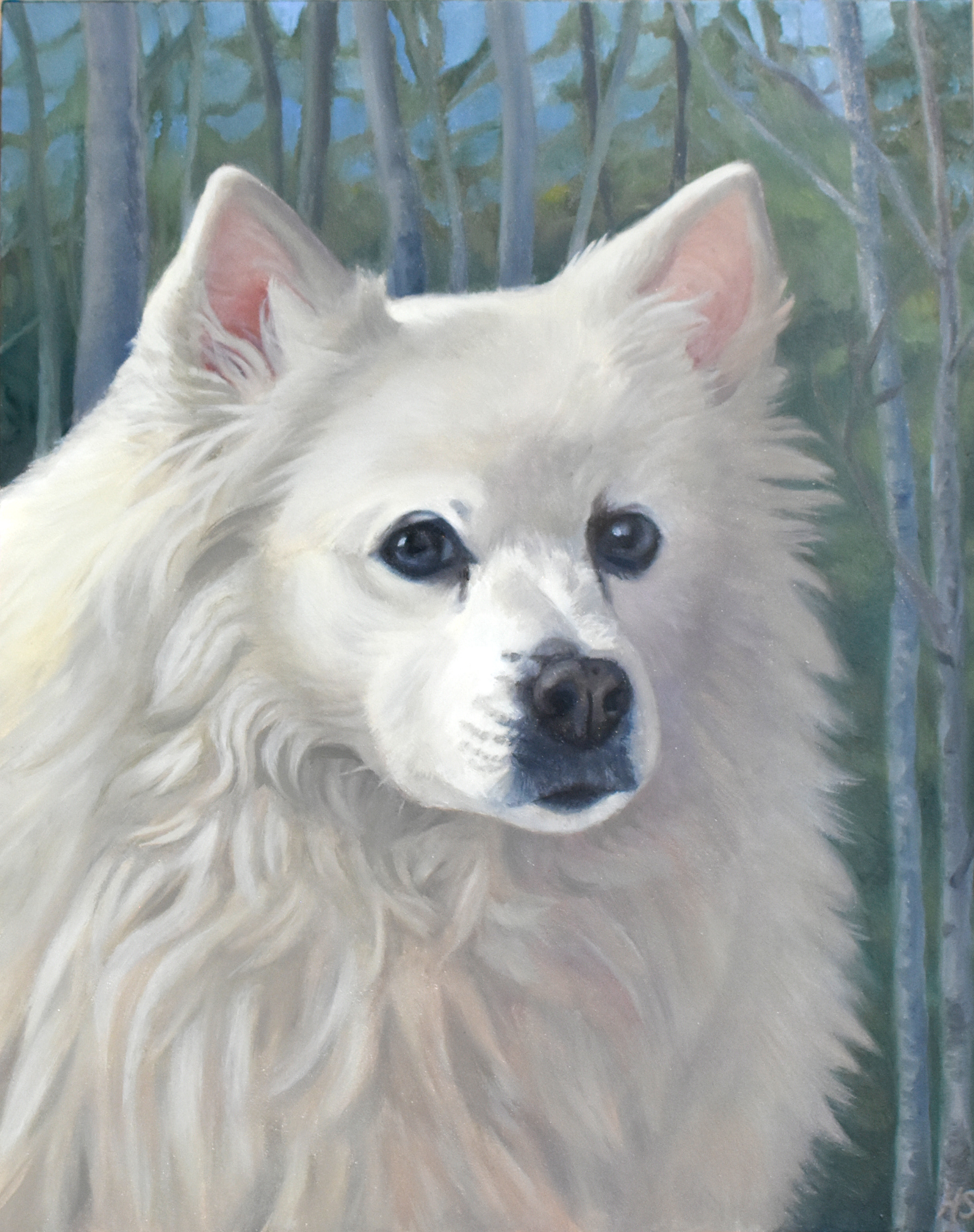 PUFF (8x10", oil on panel)