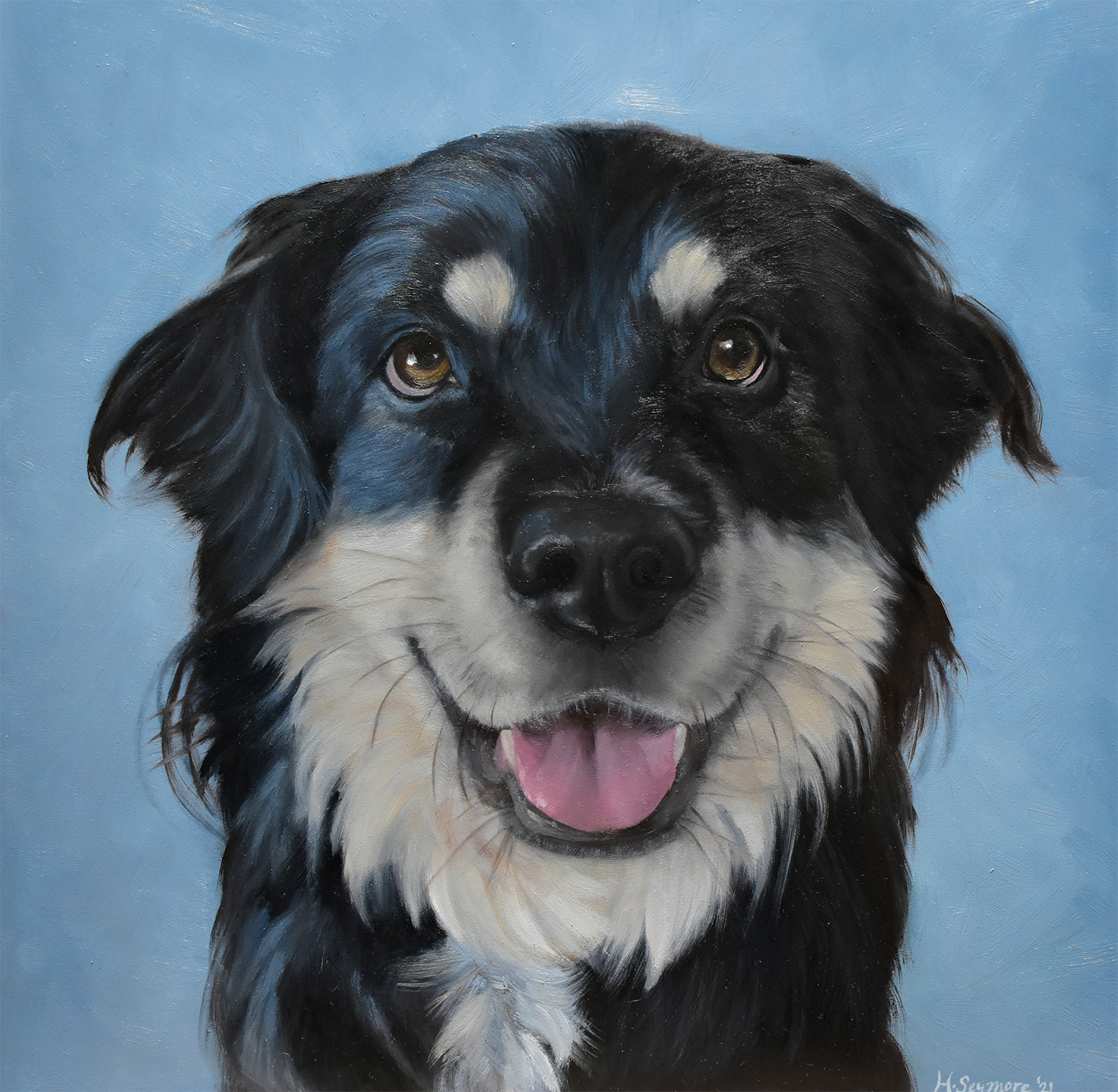 ARTHUR (12x12", oil on panel)