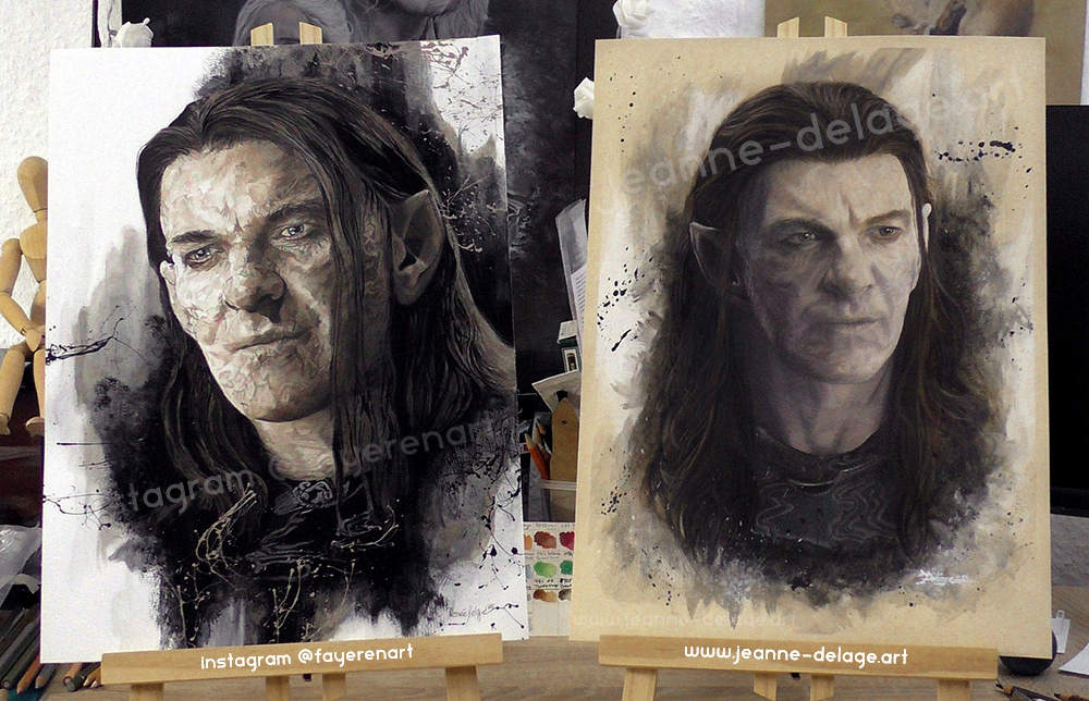 My twin sisters and my Adar portraits
