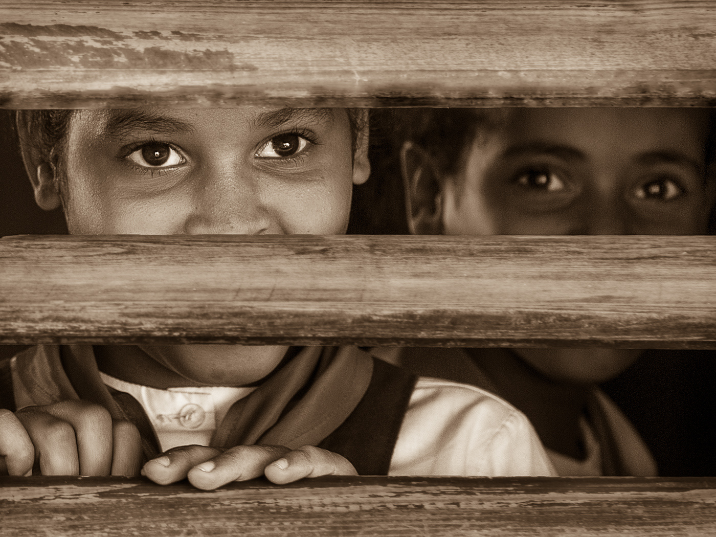 Sisters by the Window by Stuart Crump