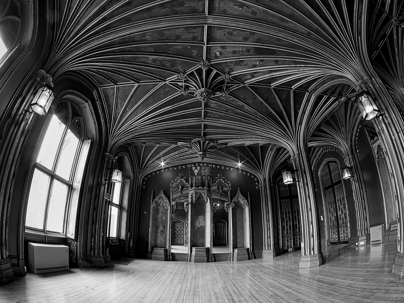 The Gothic Hall, Elvaston Castle by Della Astle
