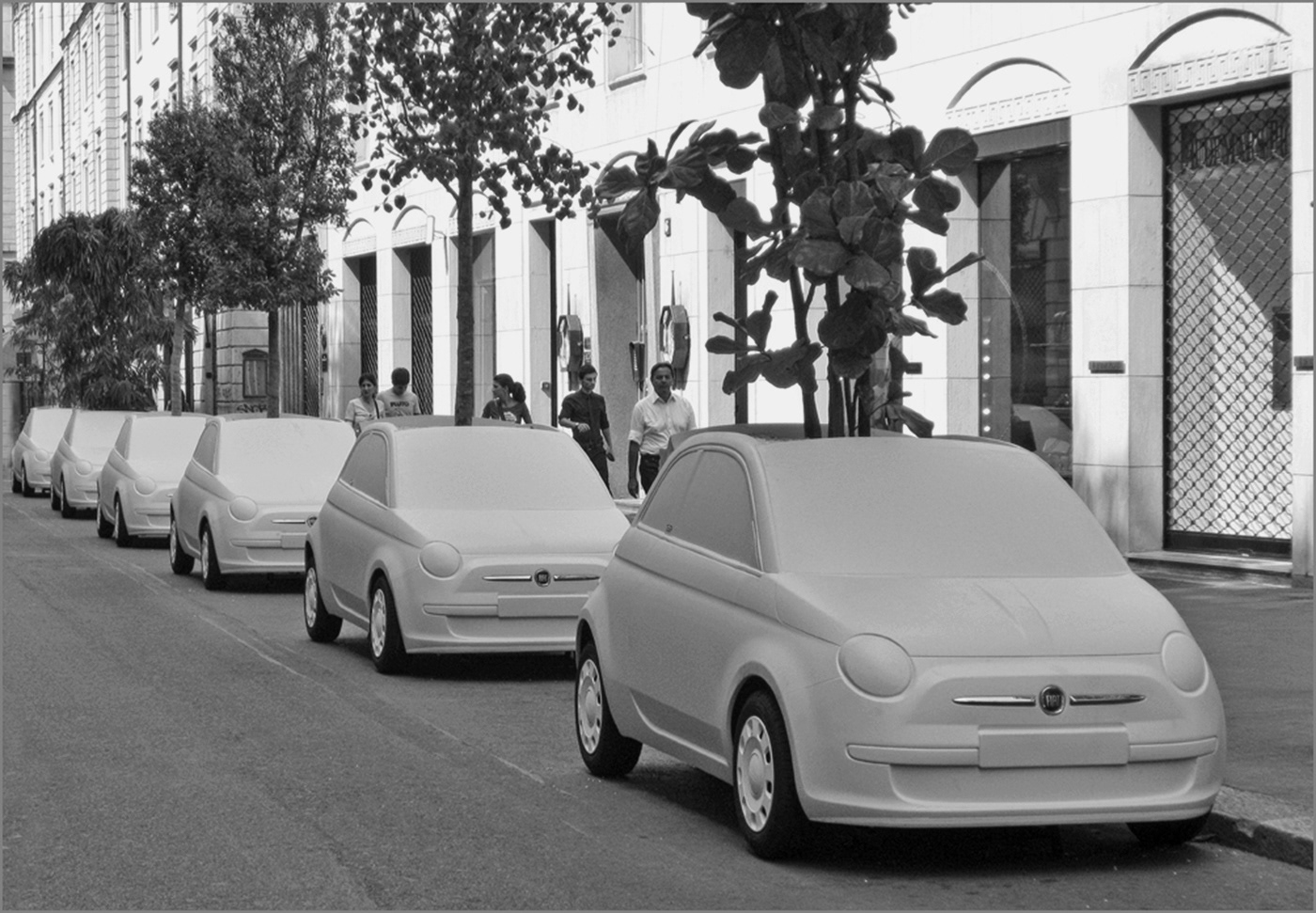 Fiat Plantpots by Eric Butler