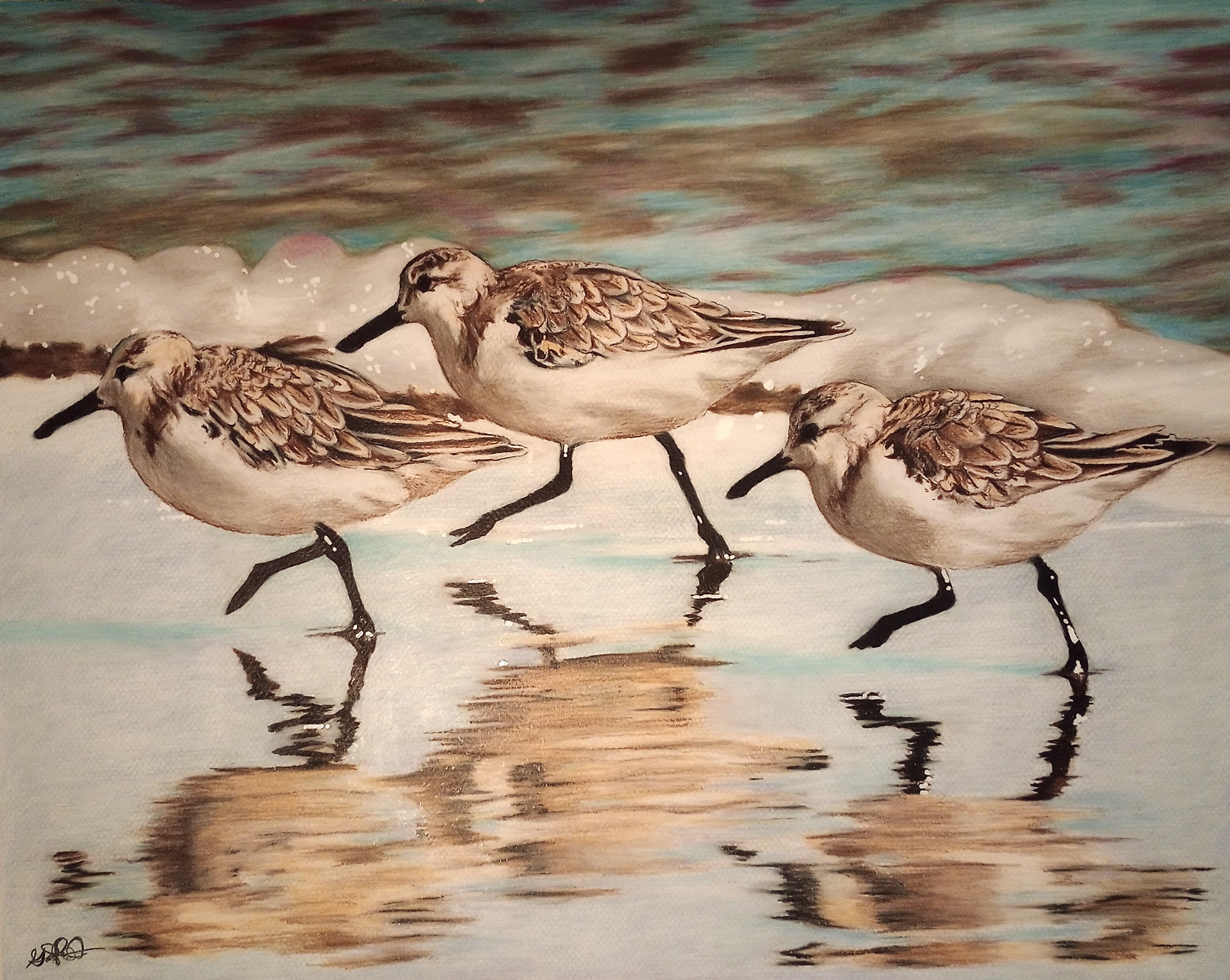 Colored Pencil on Illustration Board