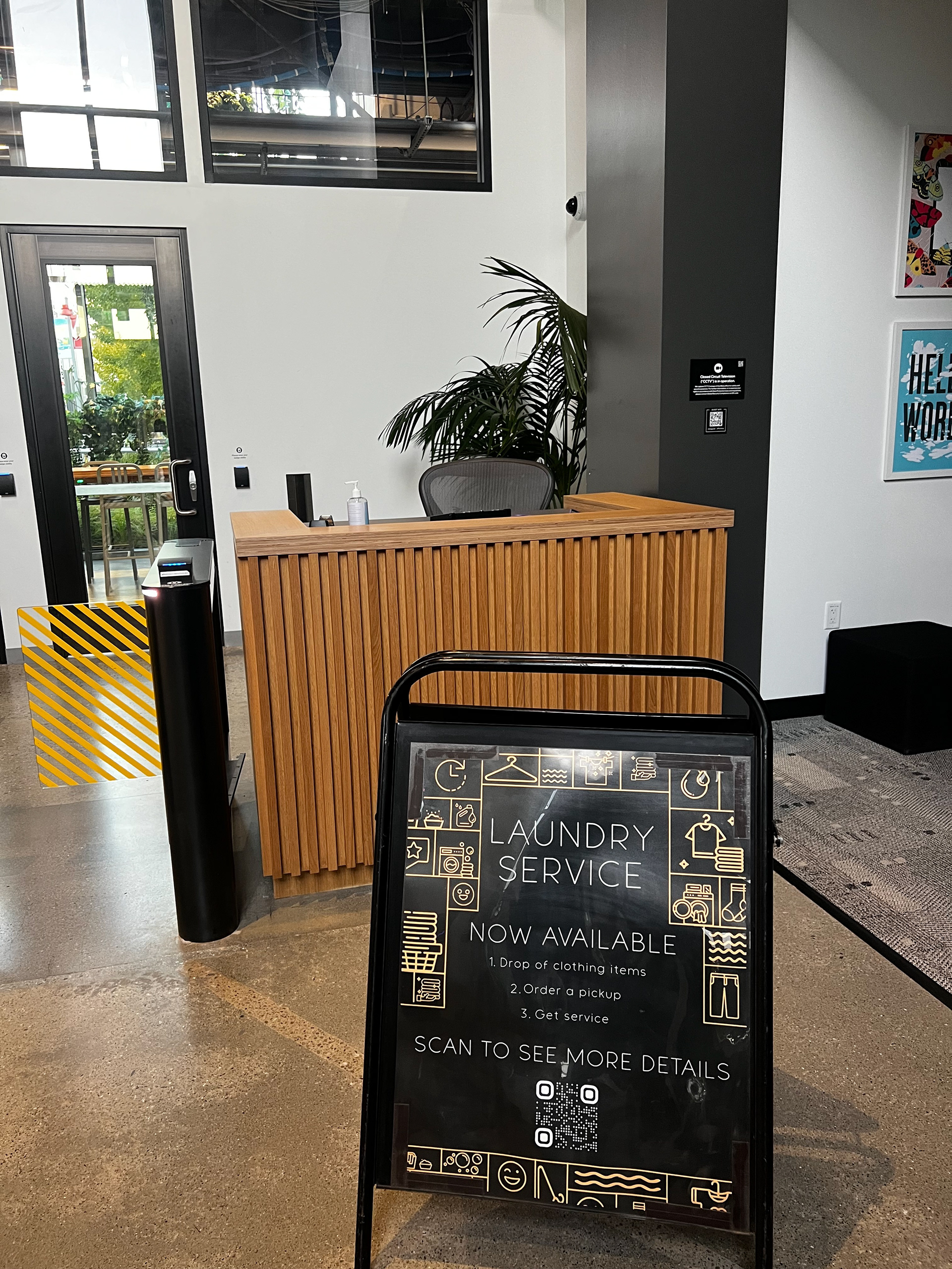 Laundry service Signage