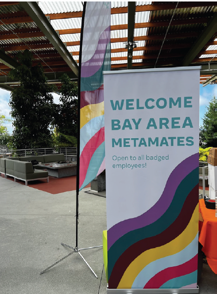 Feather flag and Banner for Welcome Back Events 2022