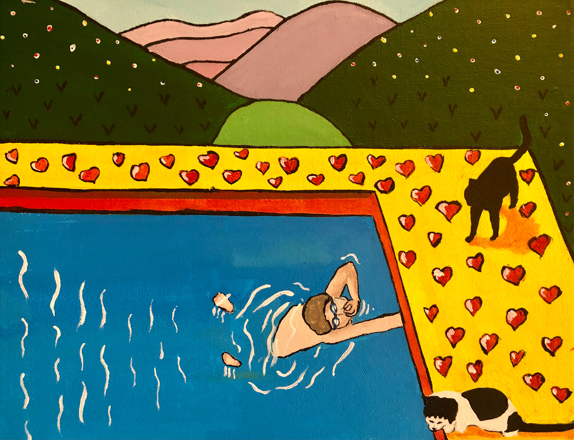 Hockney Inspired