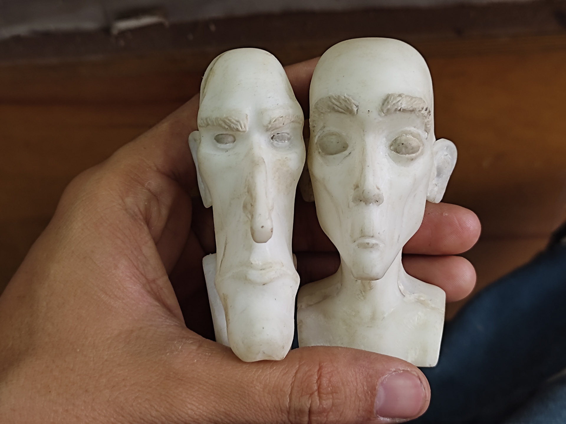 Characters head 3d printed