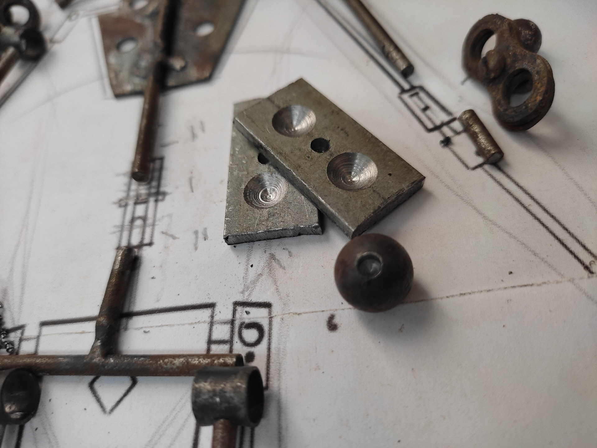 All pieces were handmade