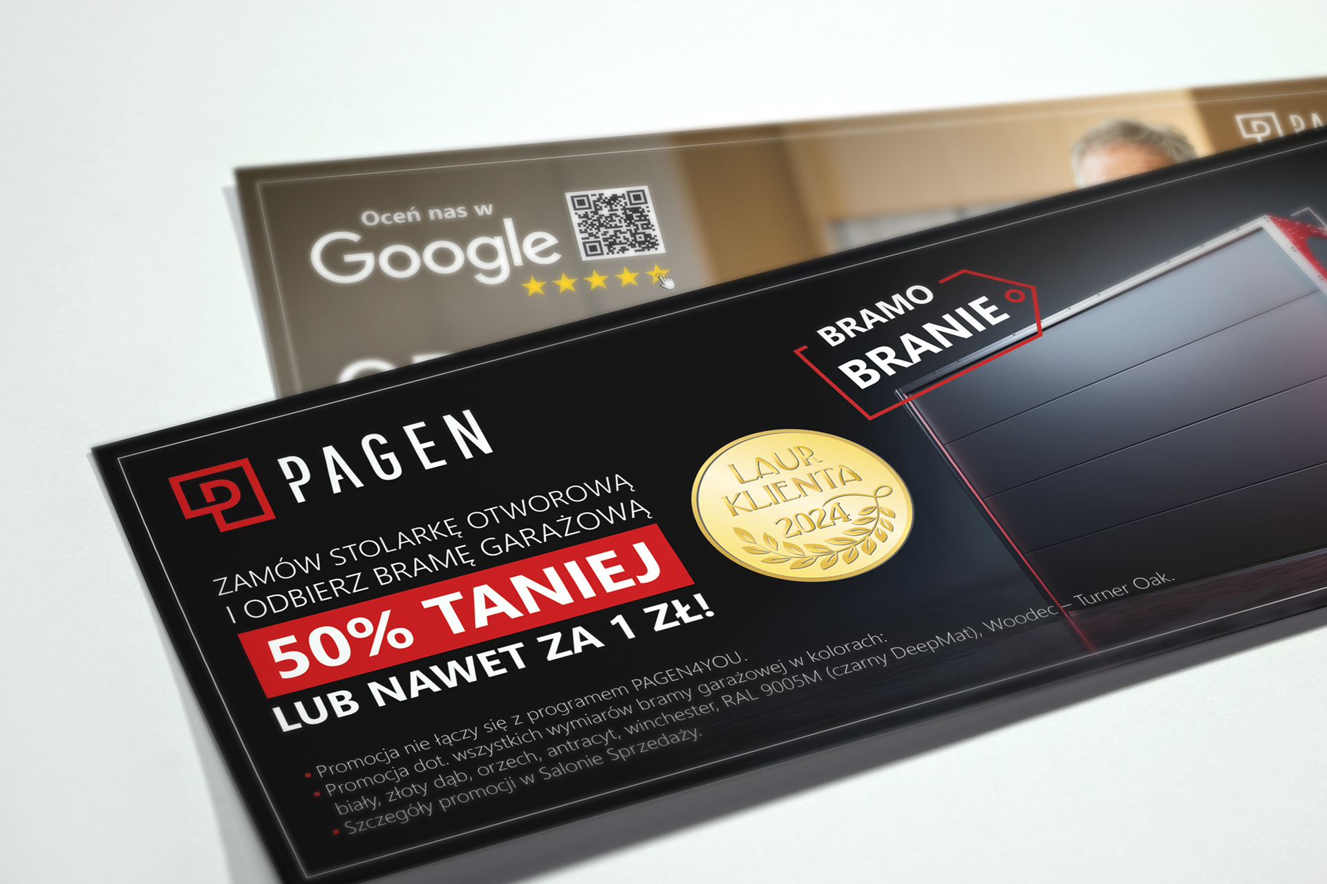 Projekt voucherów dla firmy PAGEN