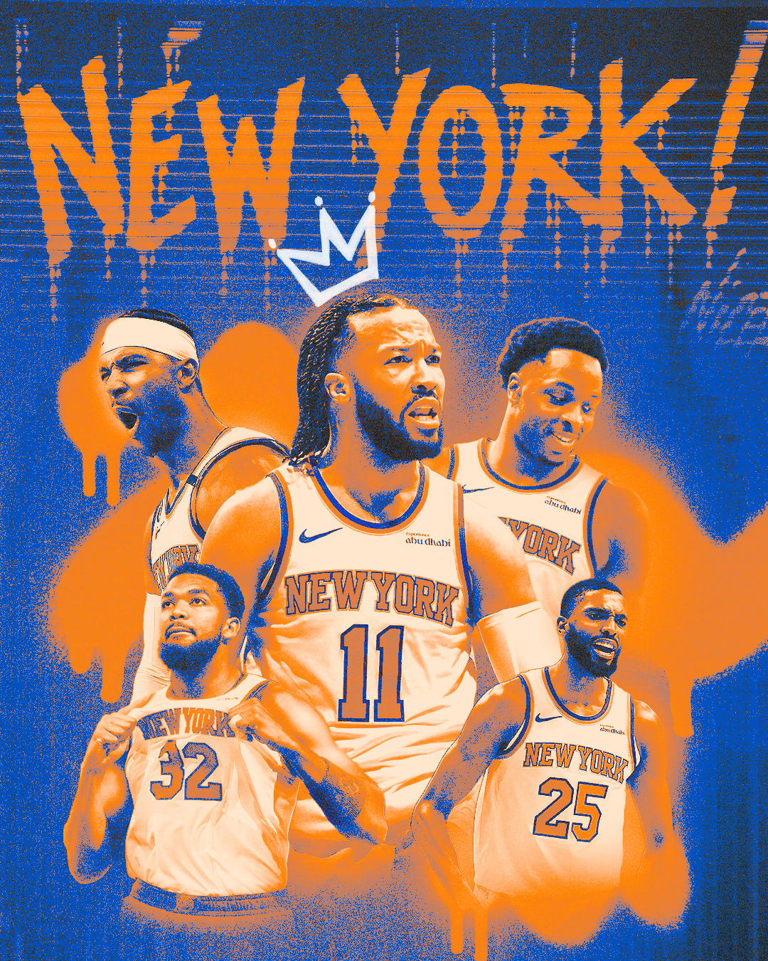 New York Knicks 25-26 NBA Champs 