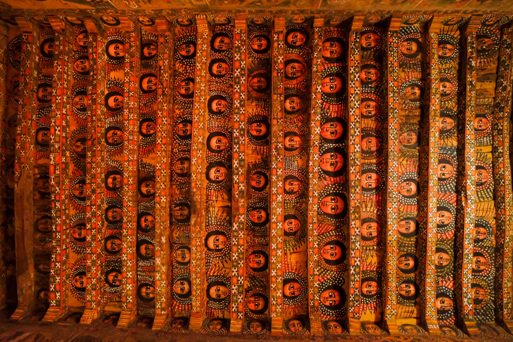 ©yasobrowne ancient painted ceiling