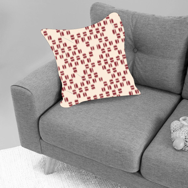 Stylized Checkers Geo Abstract Pattern Design for home decor by Stephanie Chauvel mockup