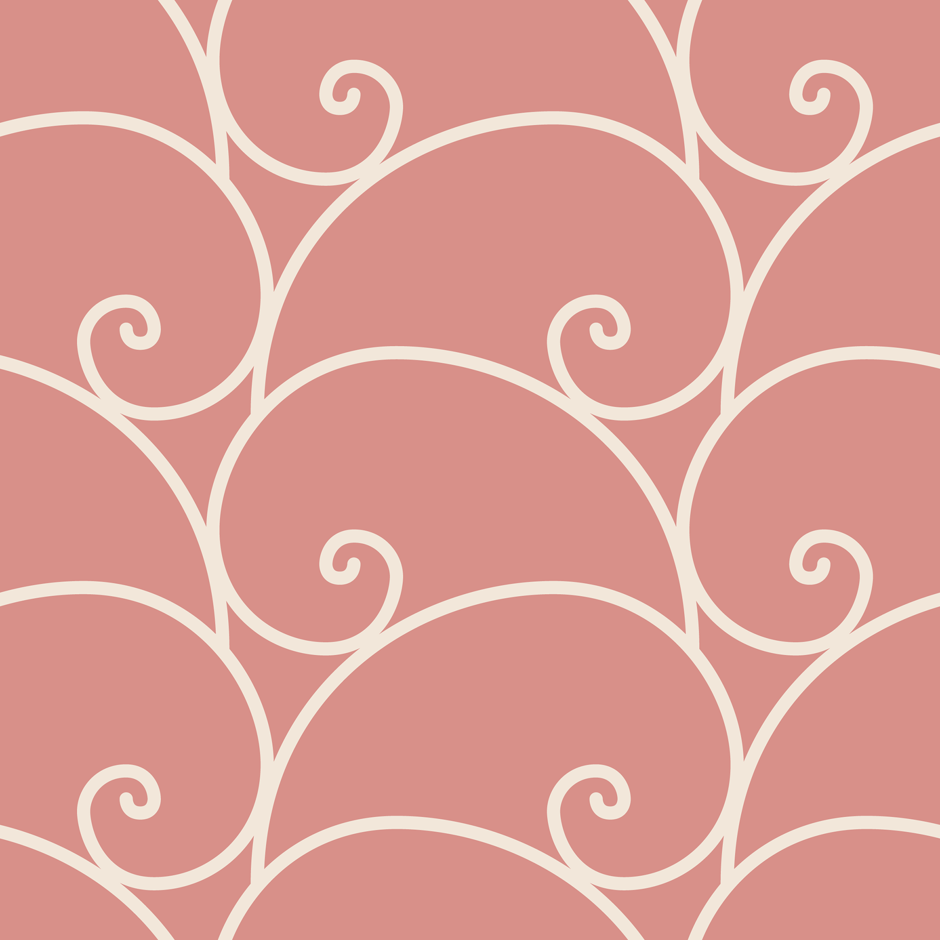 Fibonacci Wave Shell Spiral scpatterndesign pink