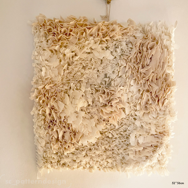 Stephanie Chauvel Textile Art Peonia