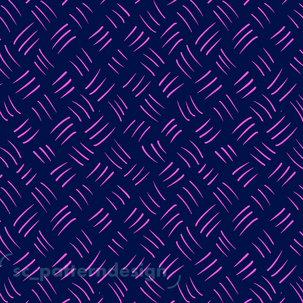Tiger Marks Abstract Pattern Design by sc_patterndesign Blue & Pink