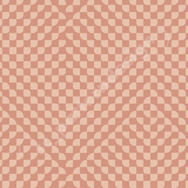 Optical Checkers Cream by Stéphanie Chauvel geo design