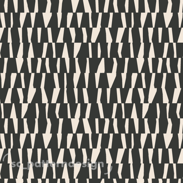 Abstract Geo Zebra skin stripes scpatterndesign positive charcoal grey