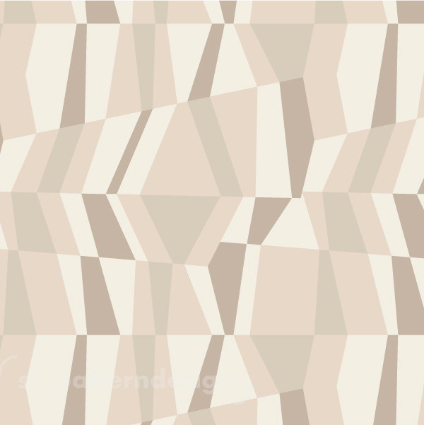Mendini would be happy Geometric Geo Design Pattern by Stephanie Chauvel Neutral