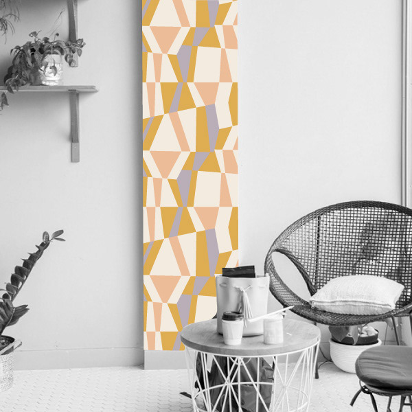 Mendini would be happy Geometric Geo Design Pattern by sc_patterndesign Gold mockup