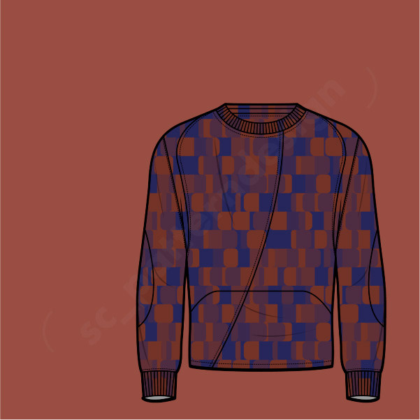 Black Out Camo Blue Mockup Geo Pattern Stéphanie Chauvel
