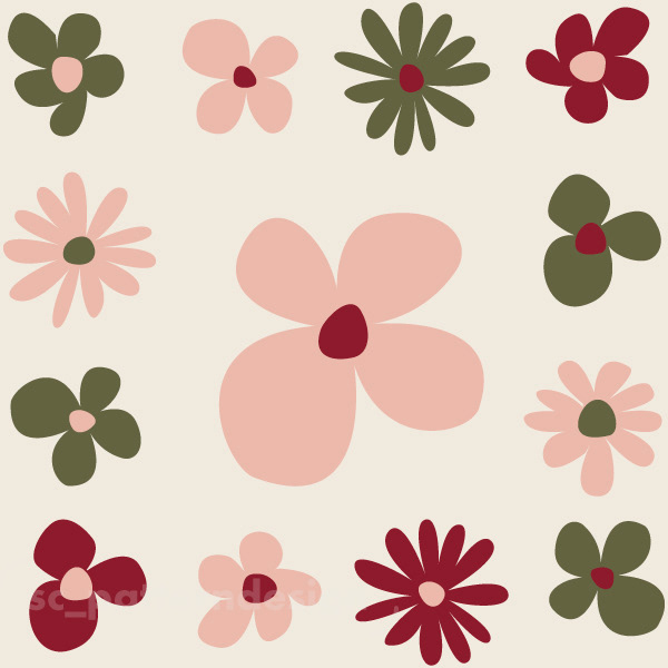 SCPatterndesign Naive Flowers TIFL2345