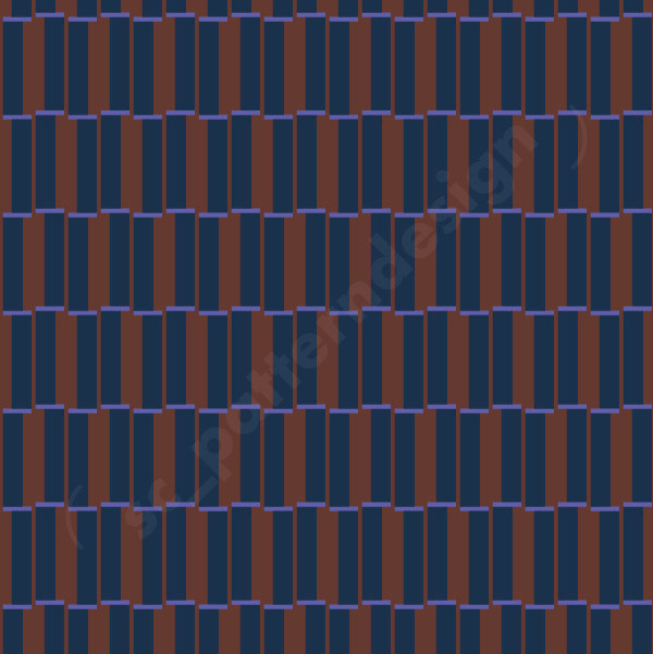 Walking Stripes Brown geometric print pattern by sc_patterndesign