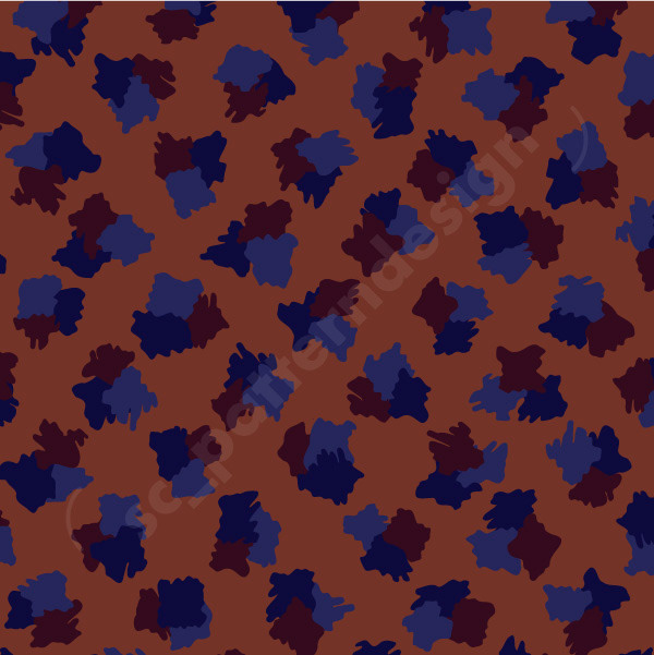 Abstract Camo Camouflage Animal Print Design by sc_patterndesign Brown