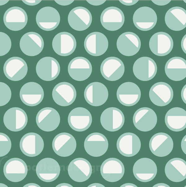 Round Beams Geo Pattern sc_patterndesign green