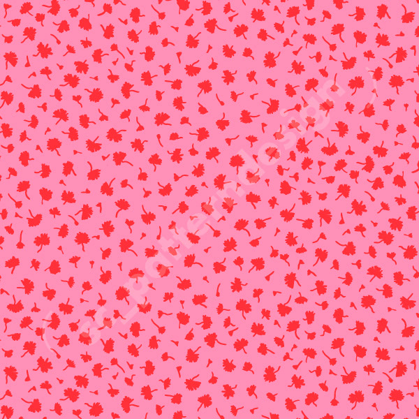 Monochrome Ditsies Abstract Floral Design by Stephanie sc_patterndesign pink