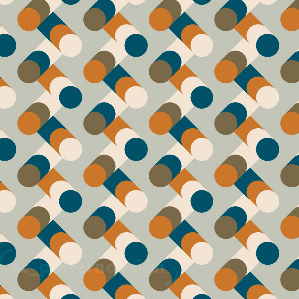 Round Beams sc_patterndesign geometric design light blue Stéphanie Chauvel