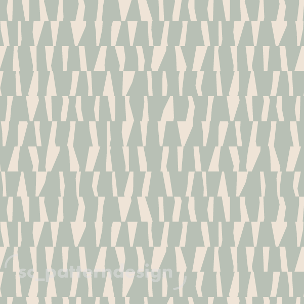 Abstract Geo Zebra skin stripes scpatterndesign positive sage