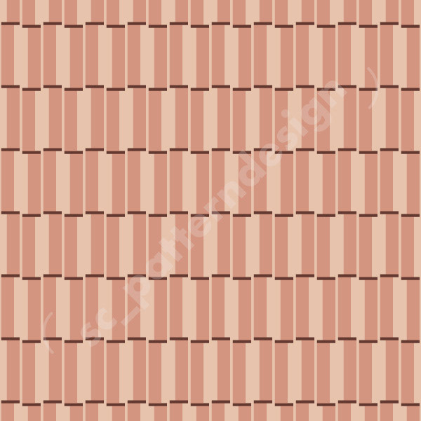 Walking Stripes Cream geometric print pattern by sc_patterndesign