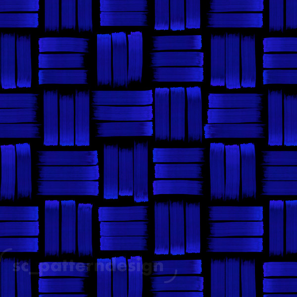 Blue Digital Grid Brushstroke Geo Pattern design by sc_patterdesign