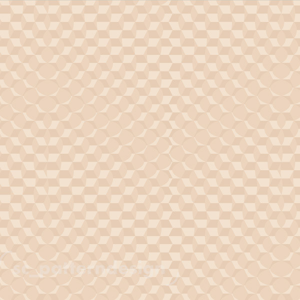 Tessellated Combs Geo Design for wallpaper by sc_patterndesign Stephanie Chauvel neutral pink