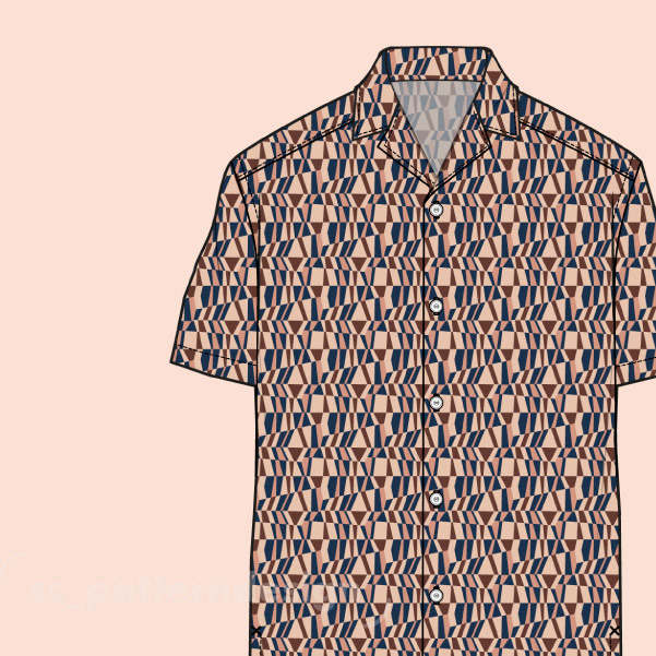 Mendini would be happy - Geo Pattern Design - Light - sc_patterndesign