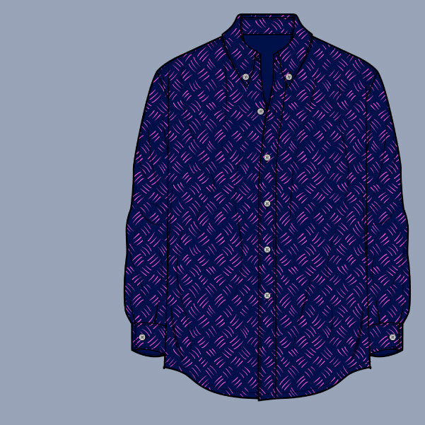 Tiger Marks Abstract Pattern Design by sc_patterndesign Blue & Pink mockup menswear