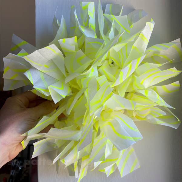 Yellow Pop Paper Art Stephanie Chauvel sc_patterndesign