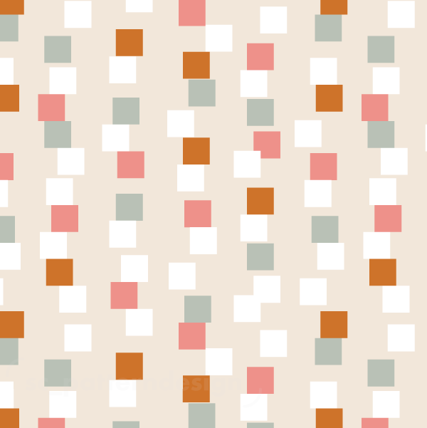 Dancing Squares Stripes scpatterndesign cream