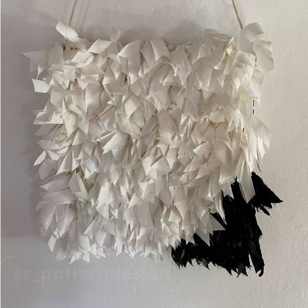 Fabric Textile Art "Corner" by Stéphanie Chauvel | sc_patterndesign | surface pattern design