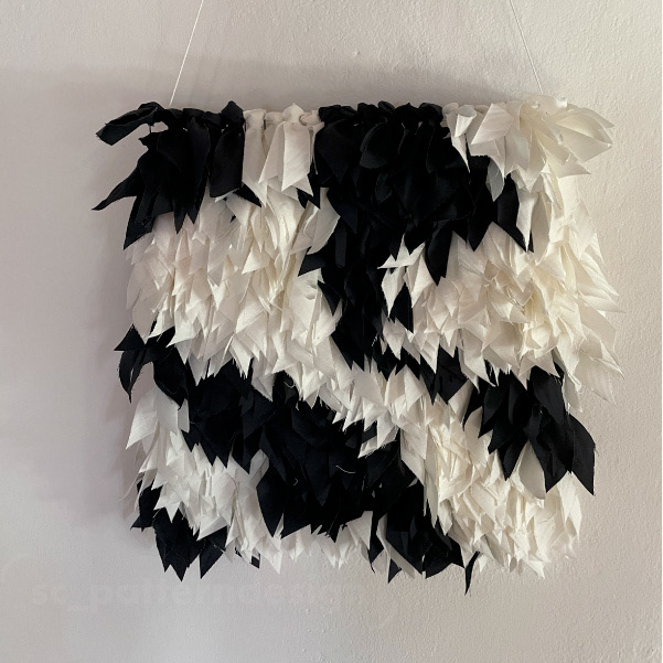 Fabric Textile Art "Traces" by Stéphanie Chauvel | sc_patterndesign | surface pattern design