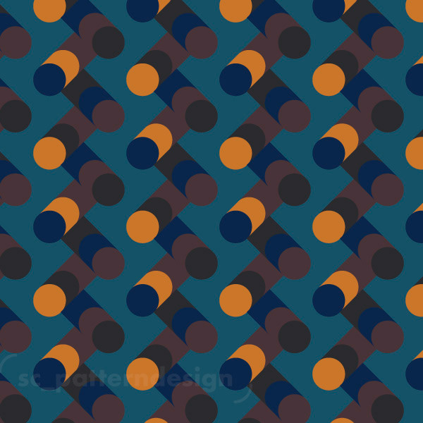 Round Beams Geo Pattern sc_patterndesign