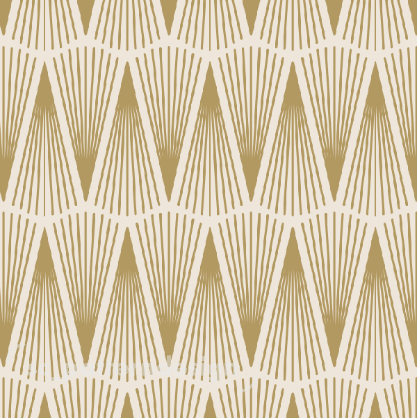 Art Deco Lines Pattern Gold on White scpatterndesign