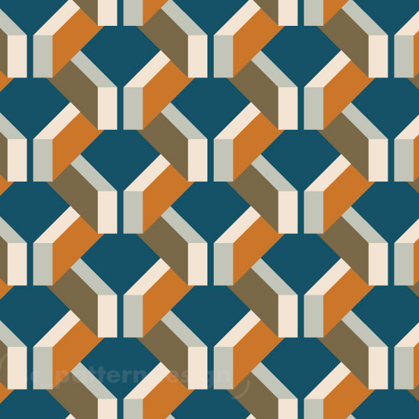 Beams sc_patterndesign geos pattern design blue & gold