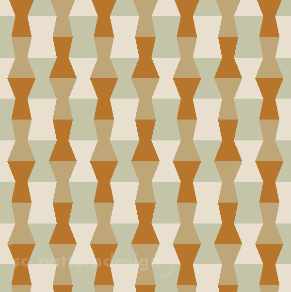 Geos Totems scpatterndesign Orange