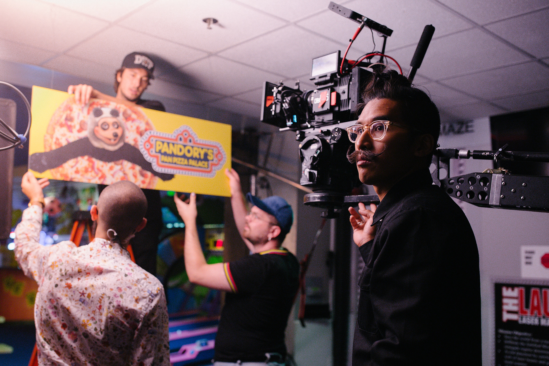 BTS of THE HUG. Photograph by Ashley Randall.