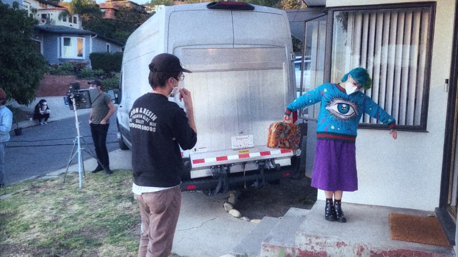 BTS of CLAUD: SOFT SPOT. Photograph by Jack Bishop