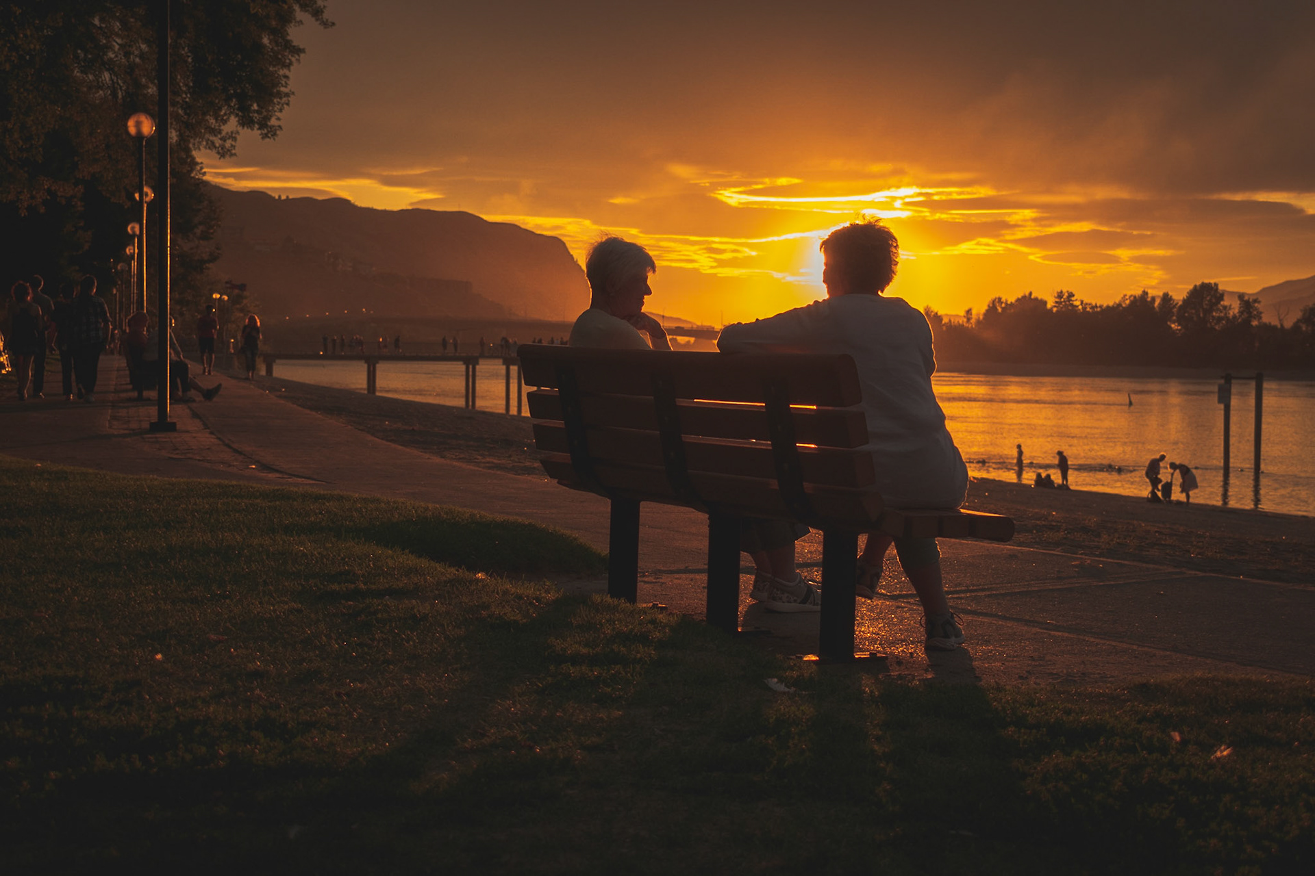 Best friends sharing stories