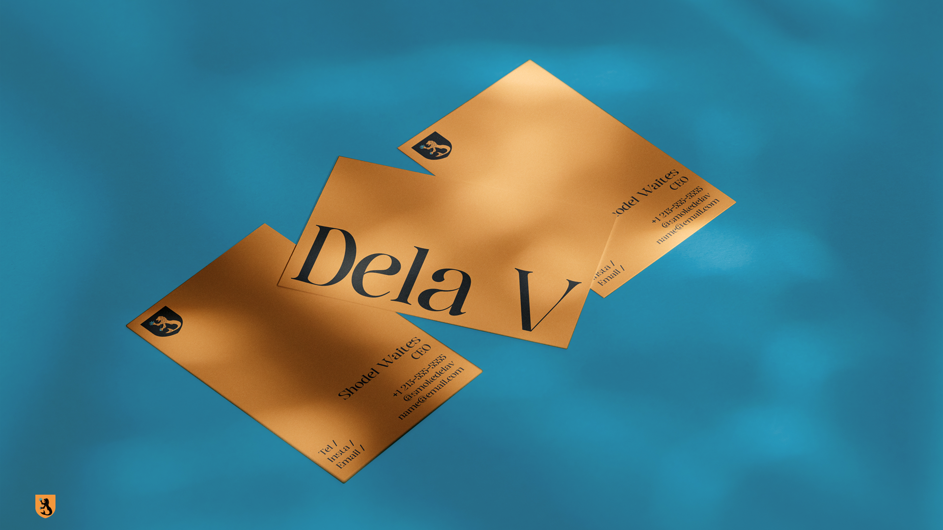 Dela V Business Cards.