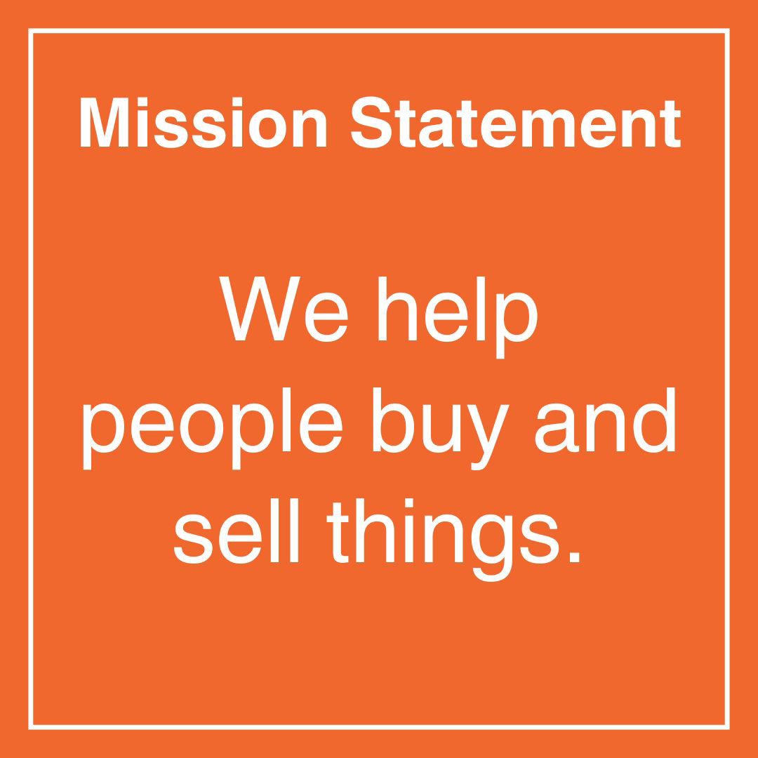 Simple rationale for a company. Something much more meaningful for a brand.